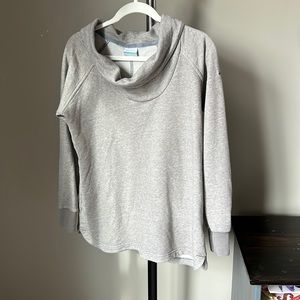 Gray Columbia cowl neck sweatshirt